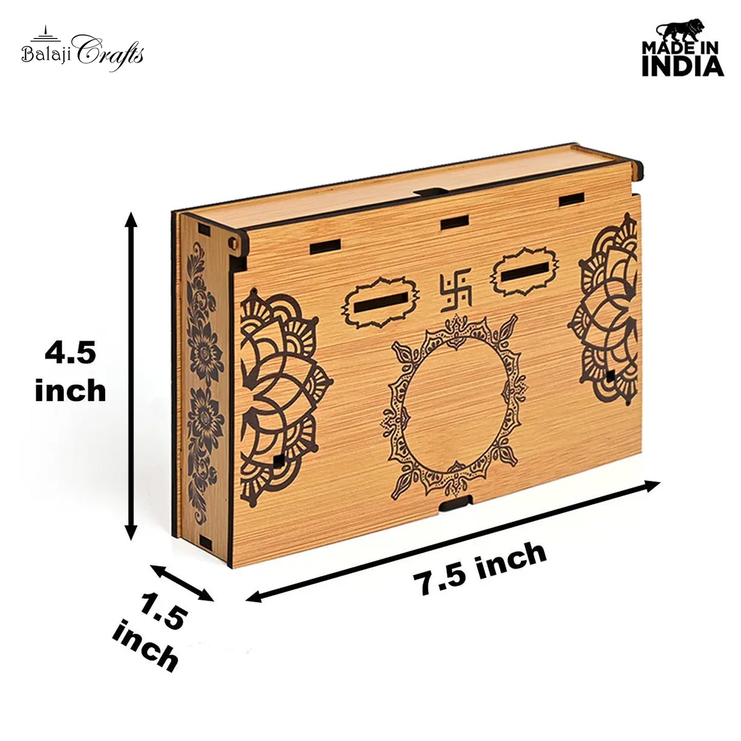 Mandir Portable Wooden Mini Mandir 02
