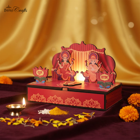 Mandir Portable Wooden Mini Mandir